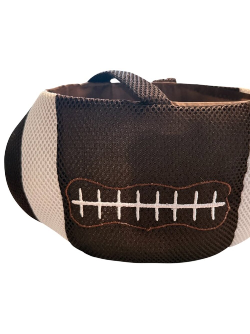 Football Shaped Tote Bag / Basket – Used